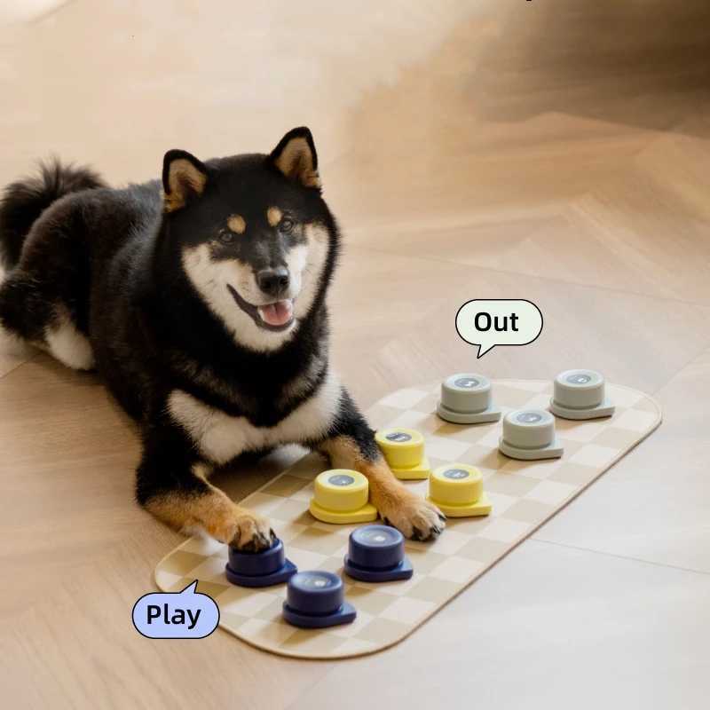 MEWOOFAN voice recording button pet toy dog button used for communication pet training can record calls smart toy X241213
