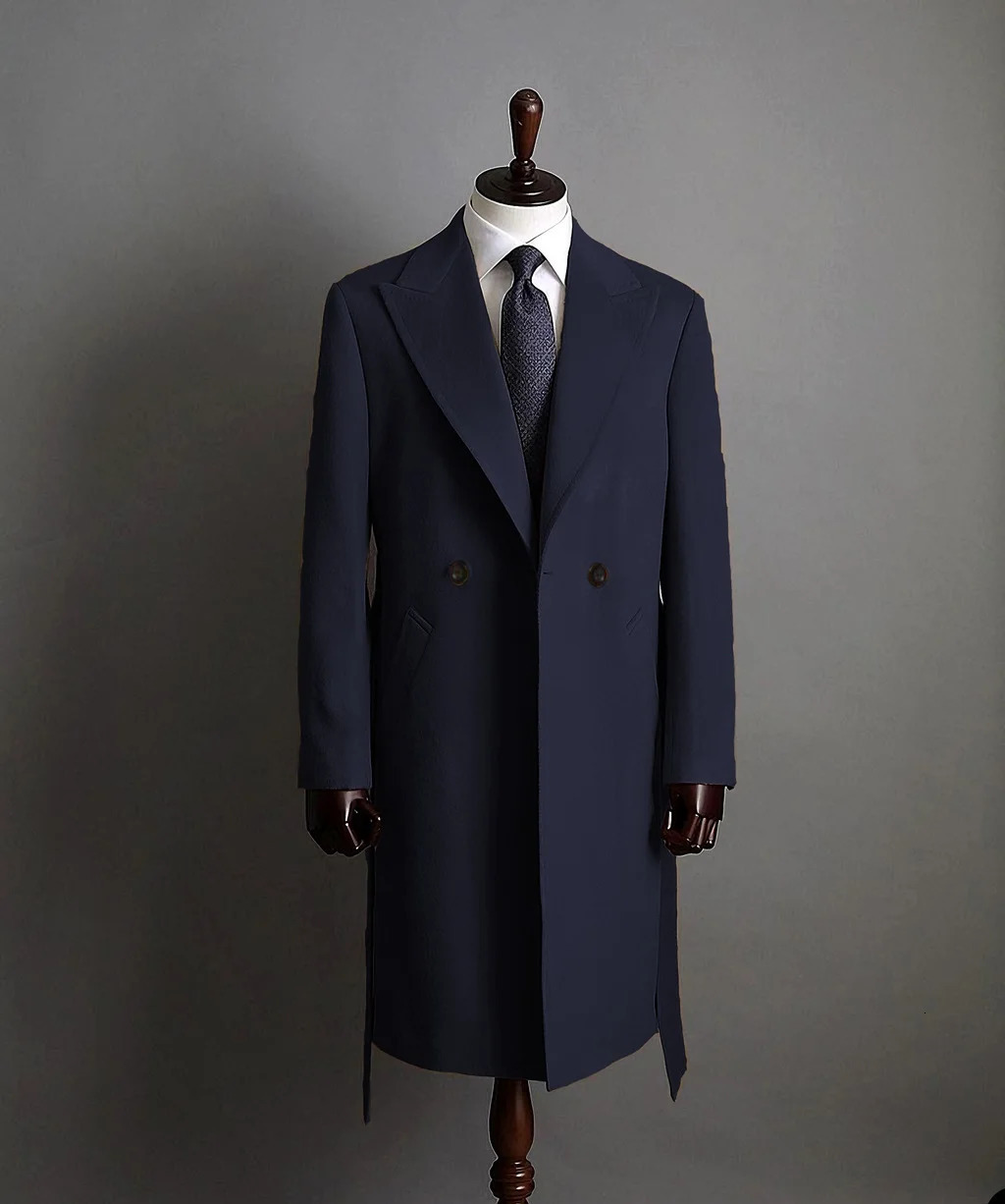 y comfortable winter jacket for menModern trench coat menLapels coatsfor Business leisure everyday life 241213