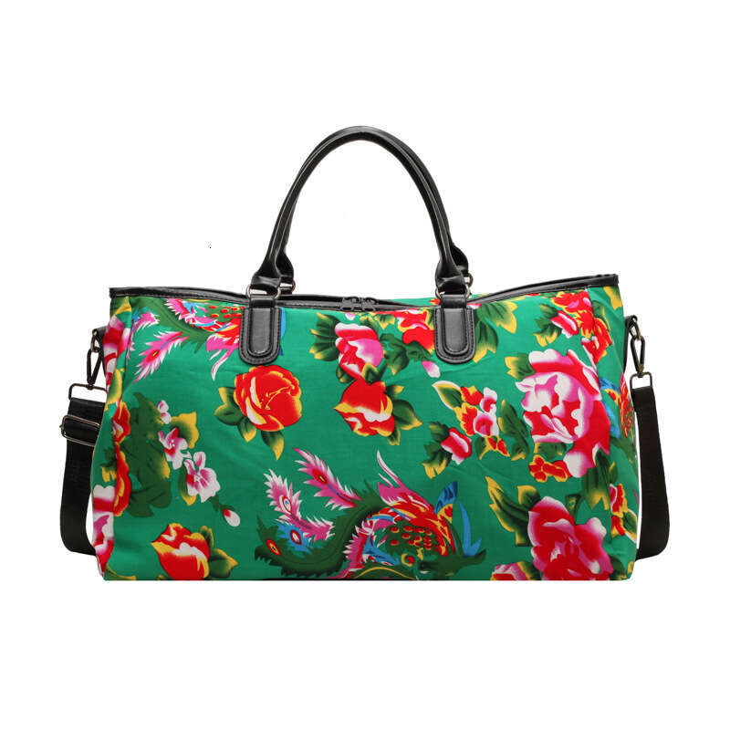 Small niche design women's large capacity travel commuting handbag, Chinese style shoulder crossbody bag, 2024 new casual fashion trend clothing