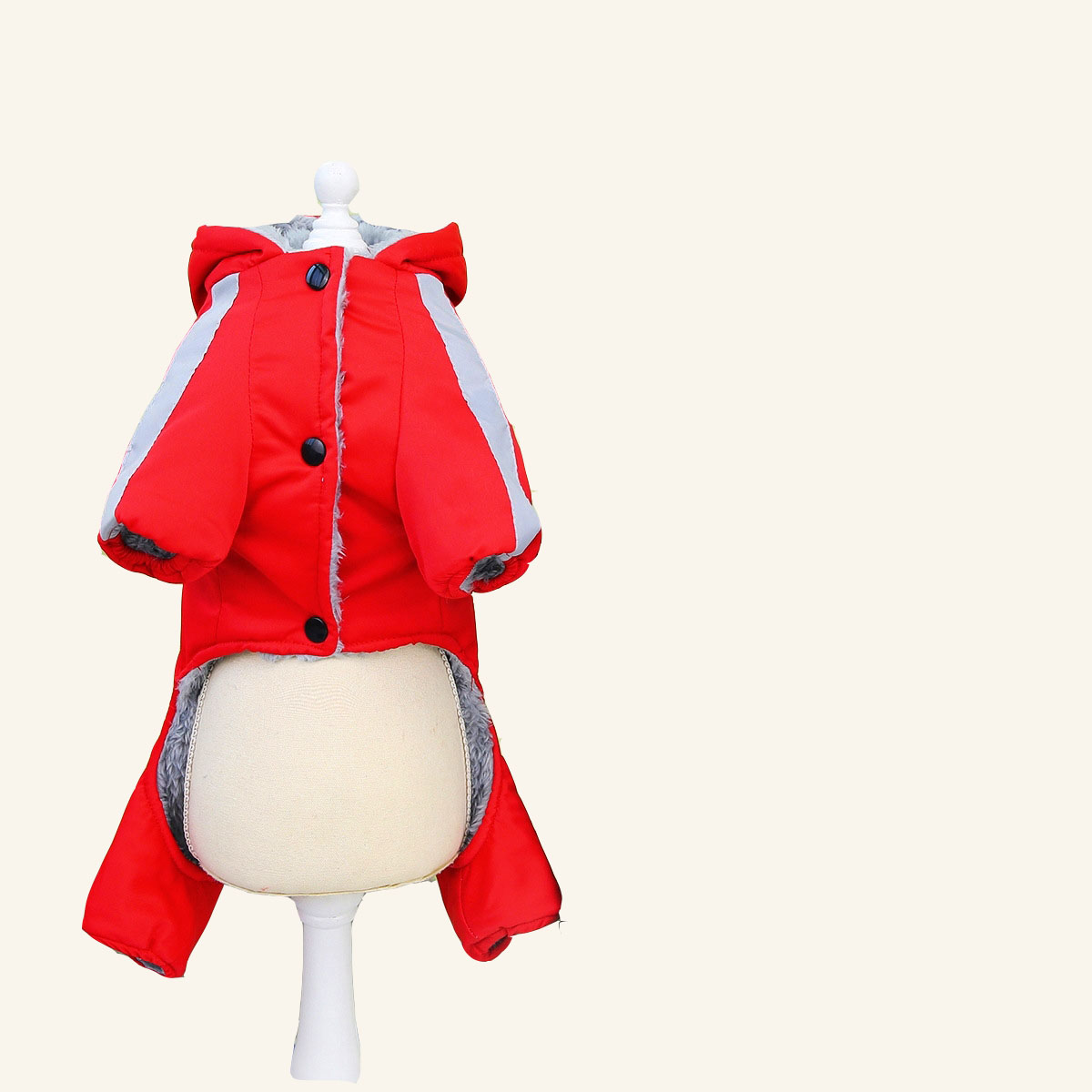 Autumn and Winter Dog Reflective Jacket with Full Leg Coverage