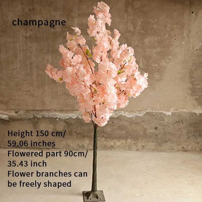 Christmas Artificial Cherry Blossom Tree Plant Artificial Flower Tree Hotel Christmas Wedding Decoration Home Living Room PXJ241212