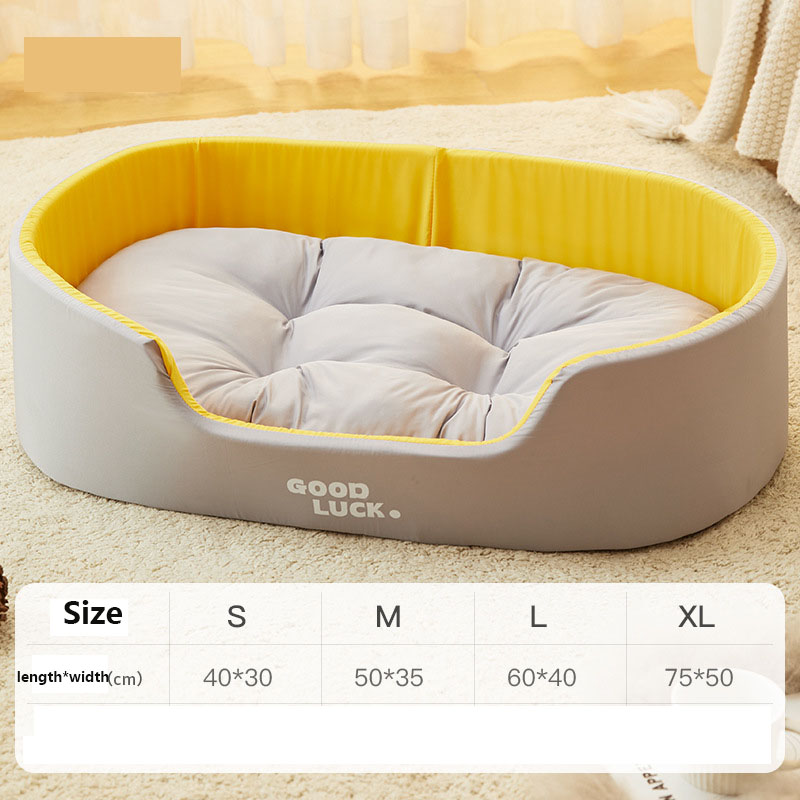 Washable Double-Sided Pet Bed for Cats & Dogs - Large Three-Dimensional Design
