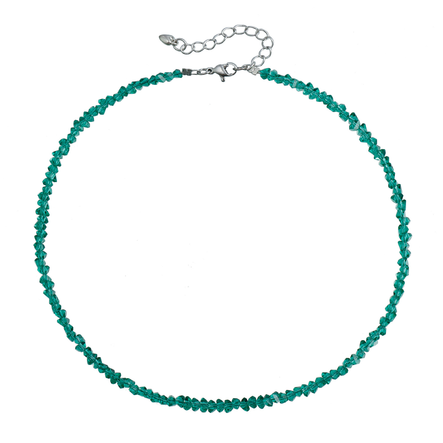 Fashionable Simplistic High-End Women's Necklace with Multi-Facet Glass Crystals from Europe 2025 New In Choker Necklace For Women Y2K Accessorie