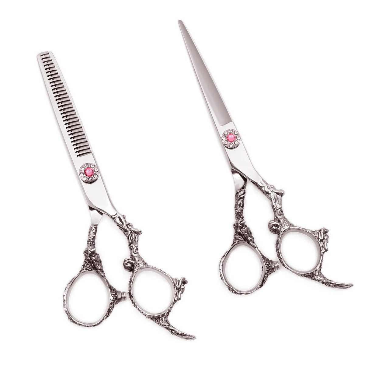 New Arrival Scissors Hair Cutting Purple Dragon 5.5 Japanese 440C 9005# Hair Scissors Professional Cutting Barber Thinning Scissors Dragon Z241213