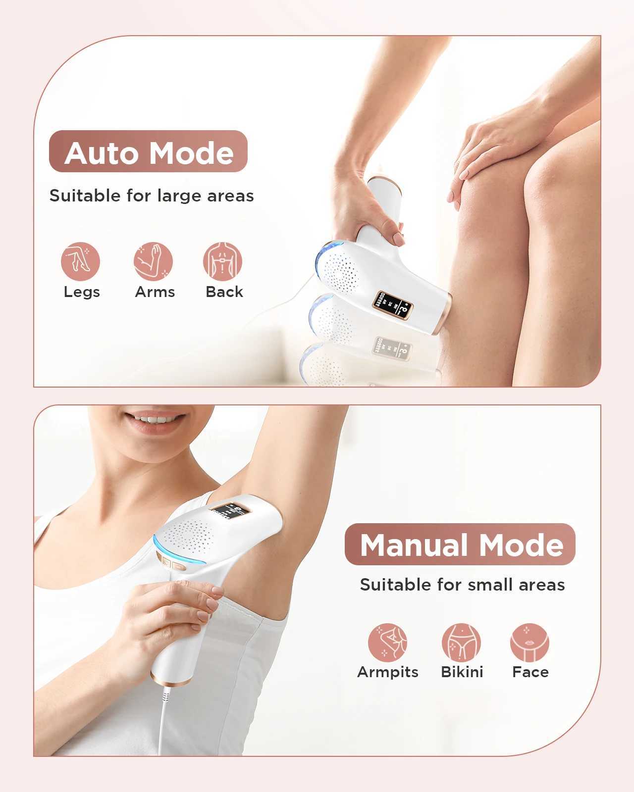 3-in-1 Laser Epilator Painless IPL Hair Removal for Women Bikini Legs s Laser Hair Remover 999900 Flash Permanent DepilatoXJ241213