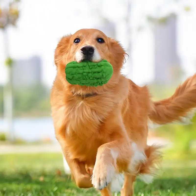 Dog food dispenser toy bitter gout shape interactive puzzle ball dog chew toy cannot be destroyed rubber slow feeder hard puzzle X241213