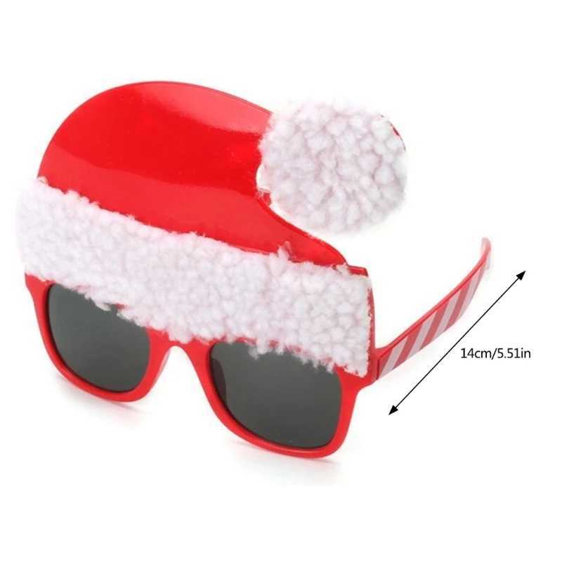 Sunglasses Merry Christmas Glasses Frame Christmas Costume Eyeglasses Christmas Sunglasses Kid Adult Christmas Party Supply H241213
