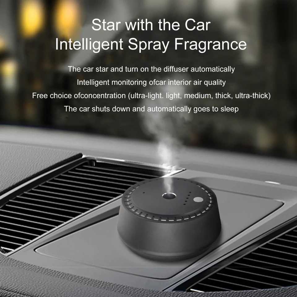 Car Fragrance Diffusers Intelligent Car Scents Aromas Mane Fragrance ener Diffusers For Auto Spray DeodorantXJ241213