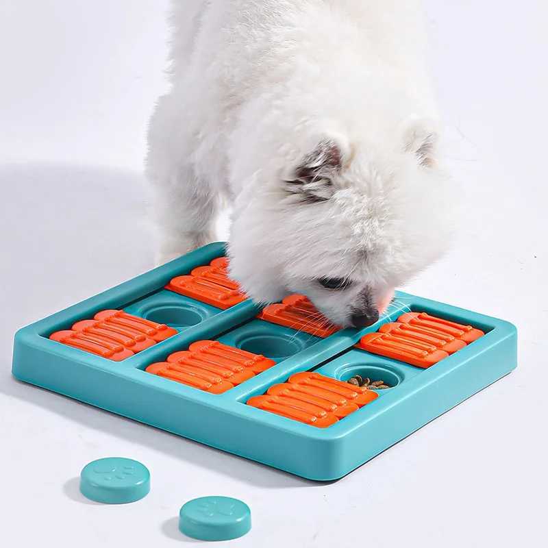 Factory sells dog slow food interactive training puzzle toys hidden food game boards dog smart toys to relieve boredom X241213