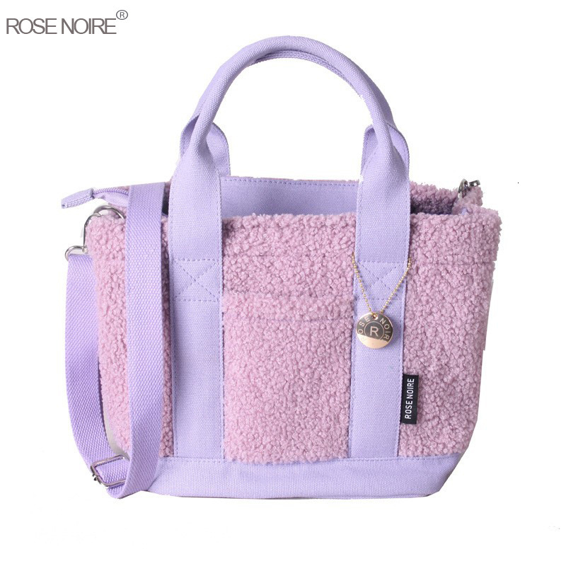 Teddy Velvet For Women, Japan Lotte High-End Plush Bento Handbag, Single Shoulder Diagonal Cross Women's Bag, Handbag