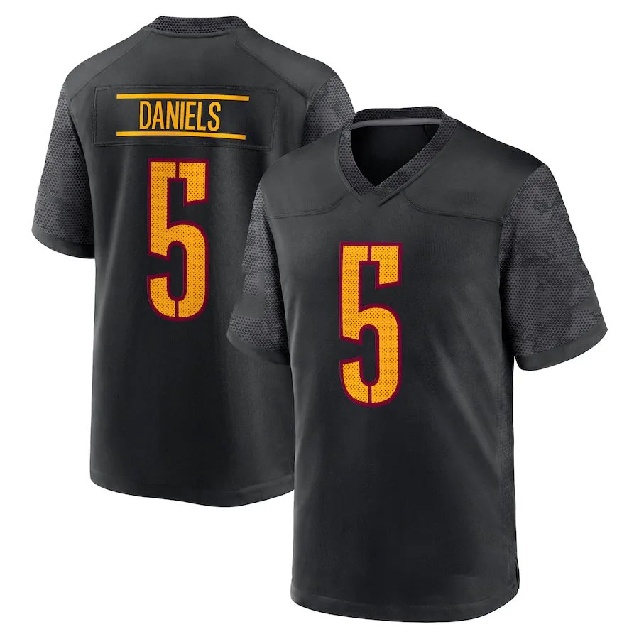 5 Daniels Football Jersey McLaurin Luvu Allen Sainristil Brown Custom Football Jerseys Mens Womens Youth