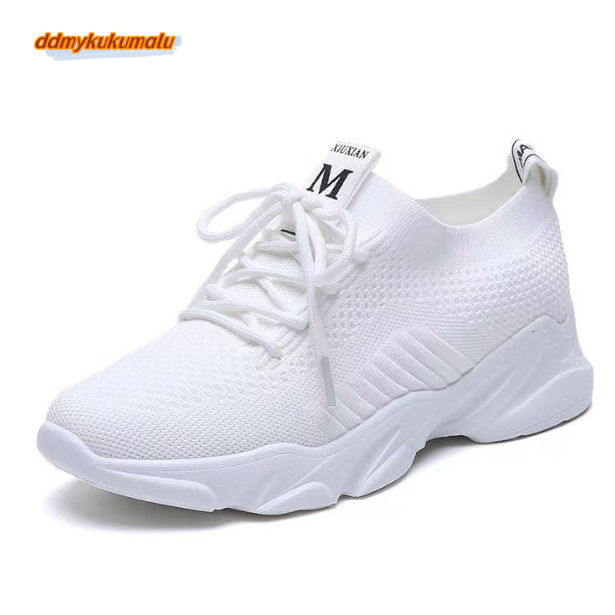2024 New Women's Flyknit White Korean Edition Trendy Sports Comfortable Casual Shoes for Children #12 ddmykukumalu