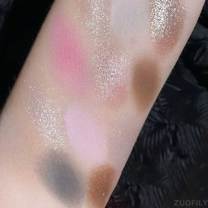 Newest 2-color Glitter Eyeshadow Palette for Shiny Fashionable Eye Makeup Cement Color Long Lasting Eye Shadow Palette Cosmetic W241213