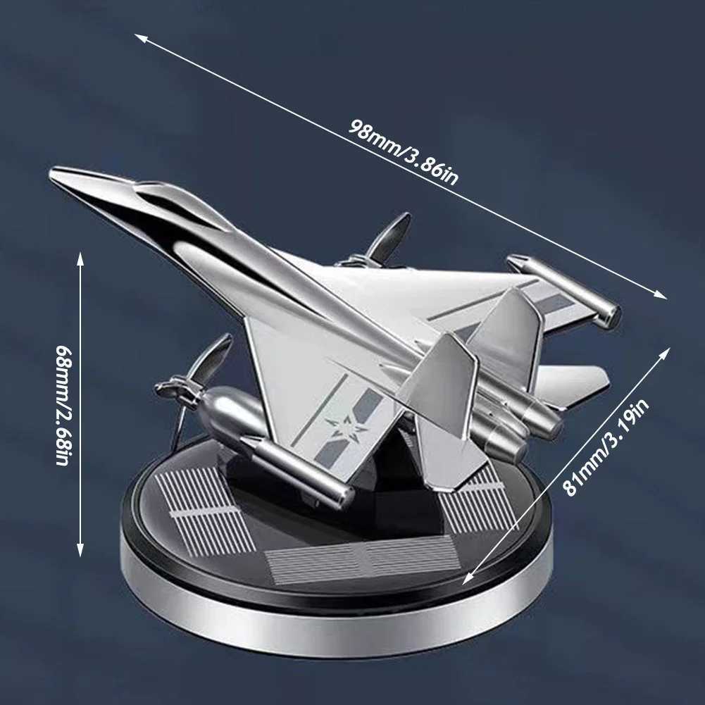 Solar Car Air ener Aircraft Rotating Aroma Perfume Car Long-lasting Fragrance Car Accessories Interior DecorationXJ241213