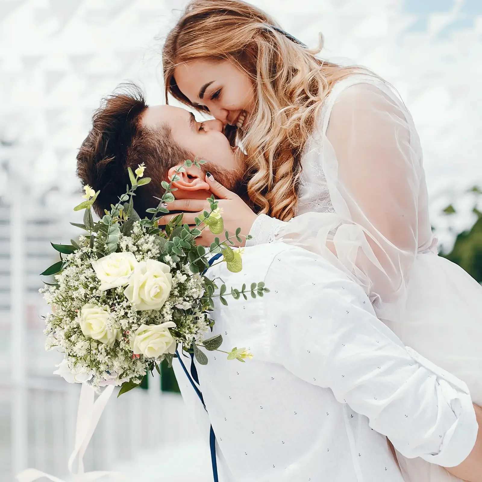 10pcs Artificial Flowers Baby Breath Flower Fake Gypsophila for Wedding Party Home Christmas Decoration Bouquets DIY AccessoriesXJ241212