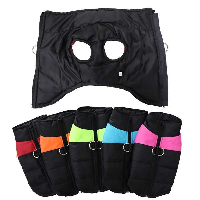 Pet waterproof large dog vest cat puppy ski jacket winter warm dog clothing waterproof pet vest zipper jacket Y241212
