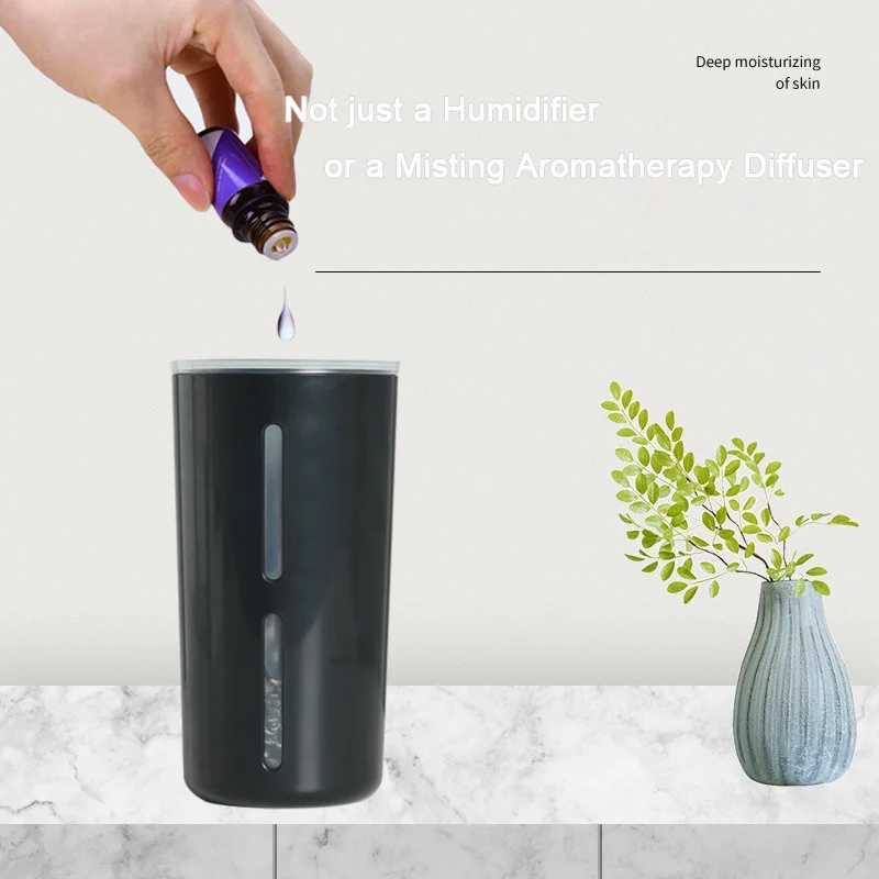 300ML New Plug-in Car Air Humidifier With Color Night Light Small Silent Humidifier Air ener Home Aroma ManeXJ241213