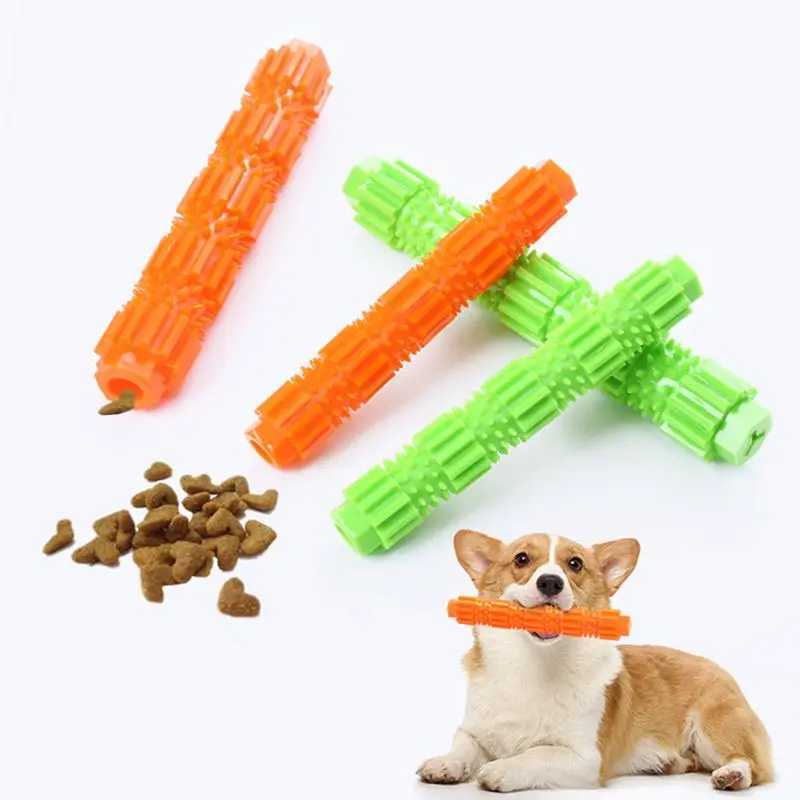 Pet Toy Dog Teething Stick Leaky Food Molar Stick Dogs Clean Care Oral Toothbrush Pet Training Gnawing Interactive Supplies X241213