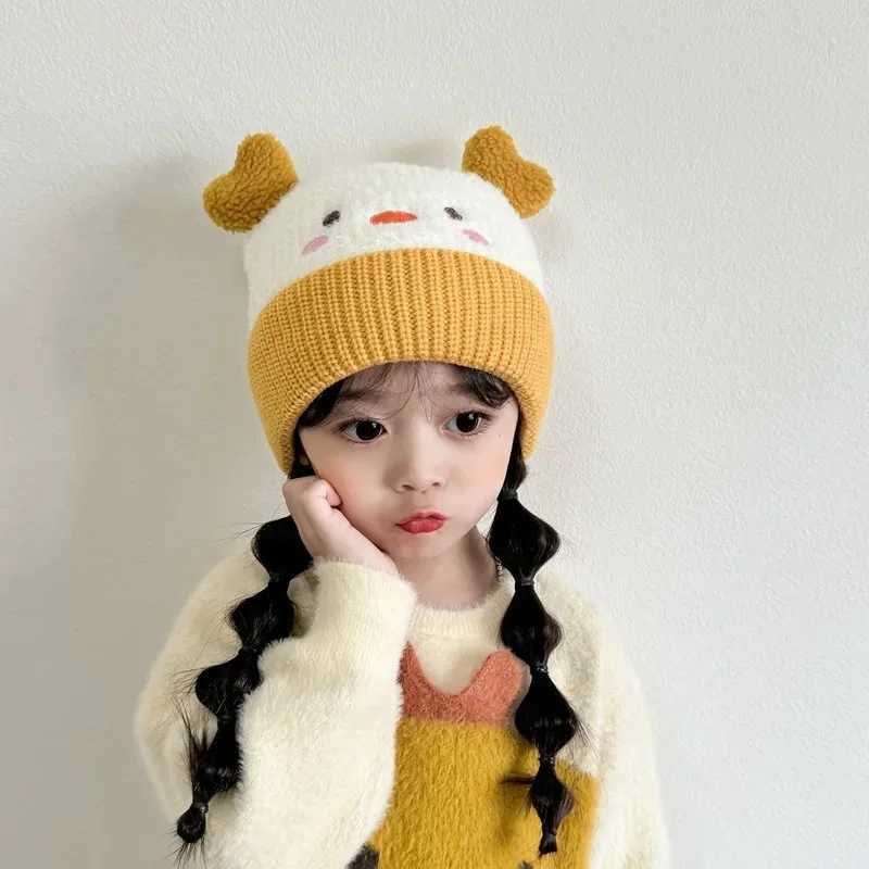Baby Hats for Winter Kids Hat with Cotton Lining Fleece Hats Girls and Boys Cotton Ear Protection Hat Warm Caps for Cold WeatherXJ241213