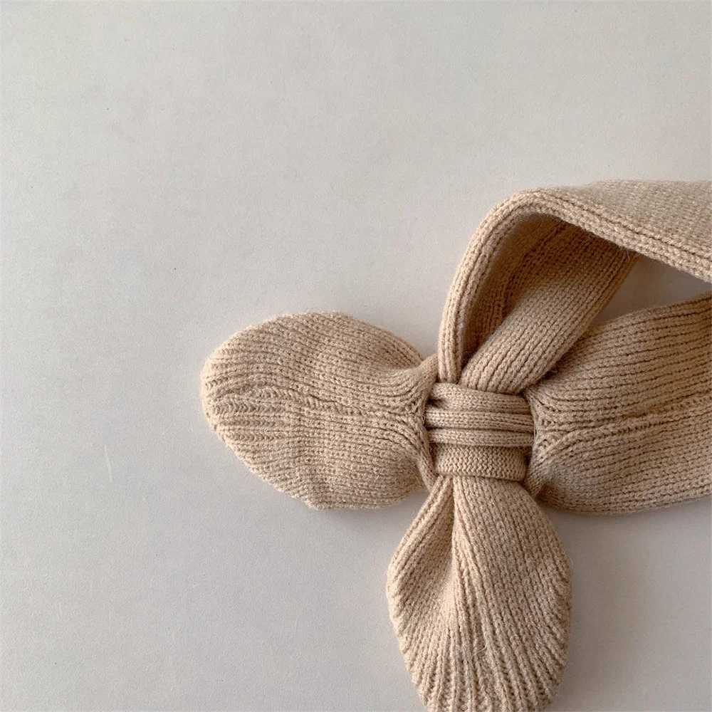 Scarves Wraps Autumn Winter Warm Kids Scarf Soft Wool Childrens Knitted Newborn Bib Infant Toddler Neck Warm Fashion Baby Girl Boy Scarves H241213