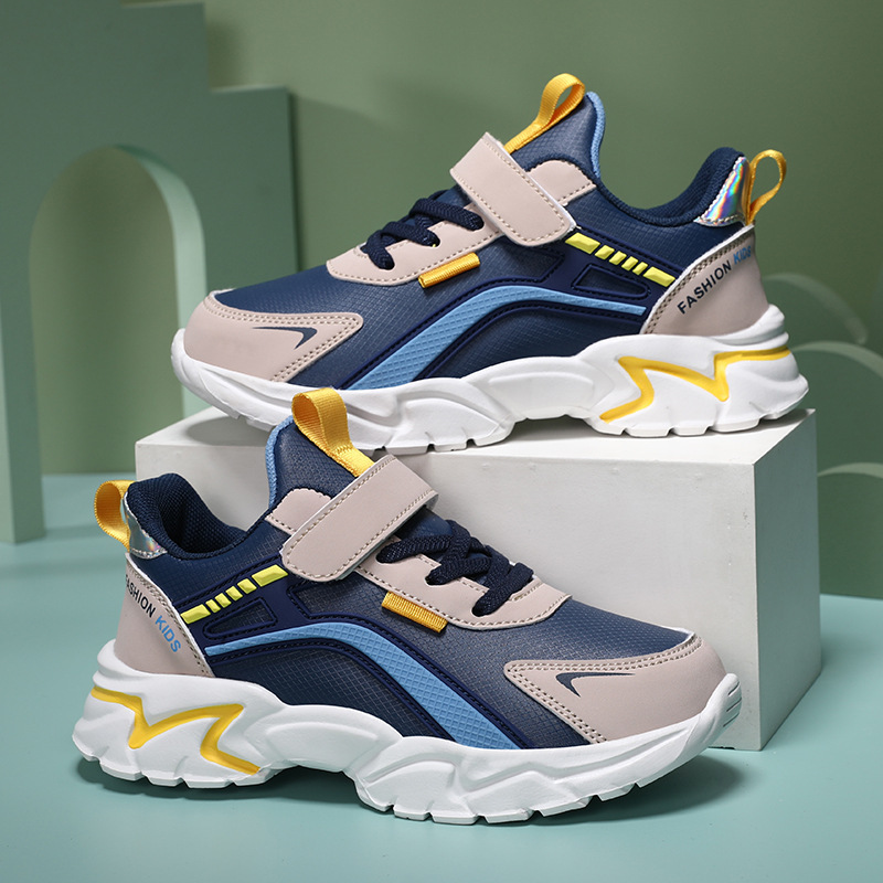 Kids Casual Boys Shoes Soft Sole Kids Shoes Non-slip Sneakers Shoes Outdoor Student's Children Pink Girls Sport Walking Footwear Size 27-39