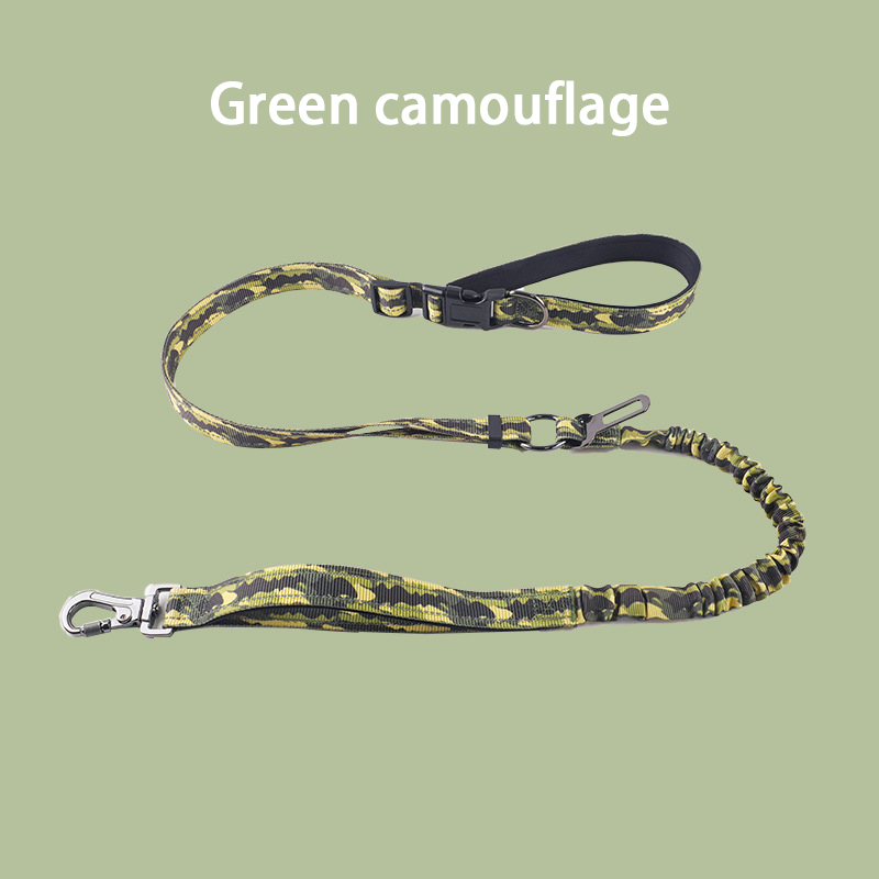 Pet dog explosion-proof punch pet leash lengthened thicker training dog traction does not strangle hands pet supplies