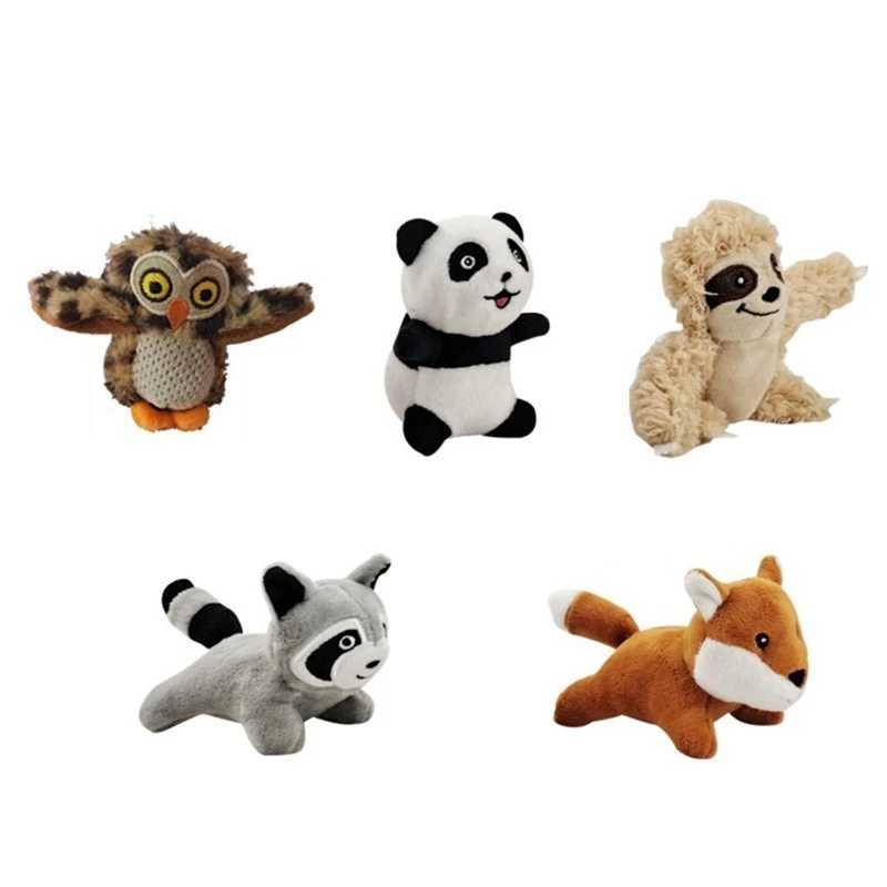 5 plush dog toys hide and seek puzzles stuffed and squeezed animals X241213