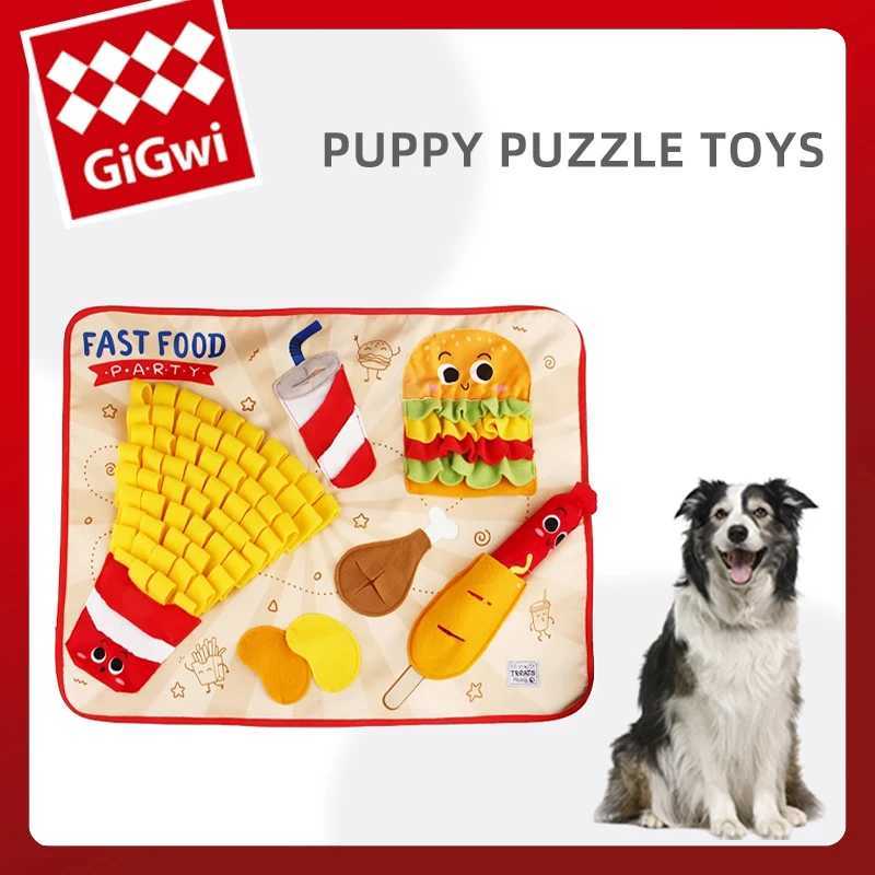 GiGwi dog toy Olfactory pad interactive puzzle toy dog plush training bite resistant pet appearance hidden food plush toy X241213