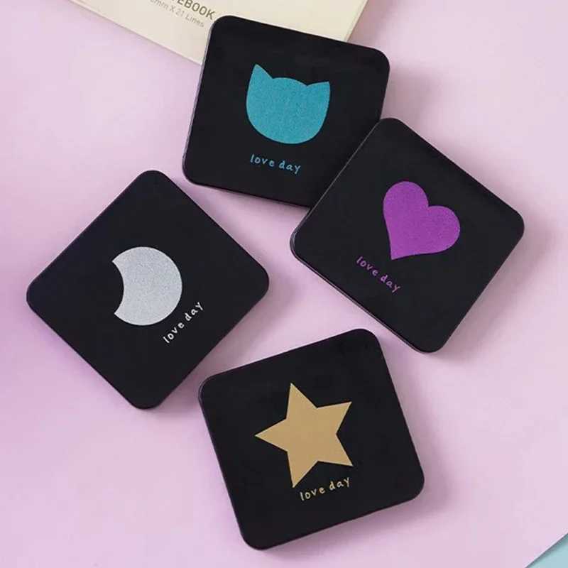 Portable Double-sided Cosmetic Vanity Mirror Portable Hand Mirrors Double-sided Compact Mirror Pocket Cosmetic MirrorXJ241213