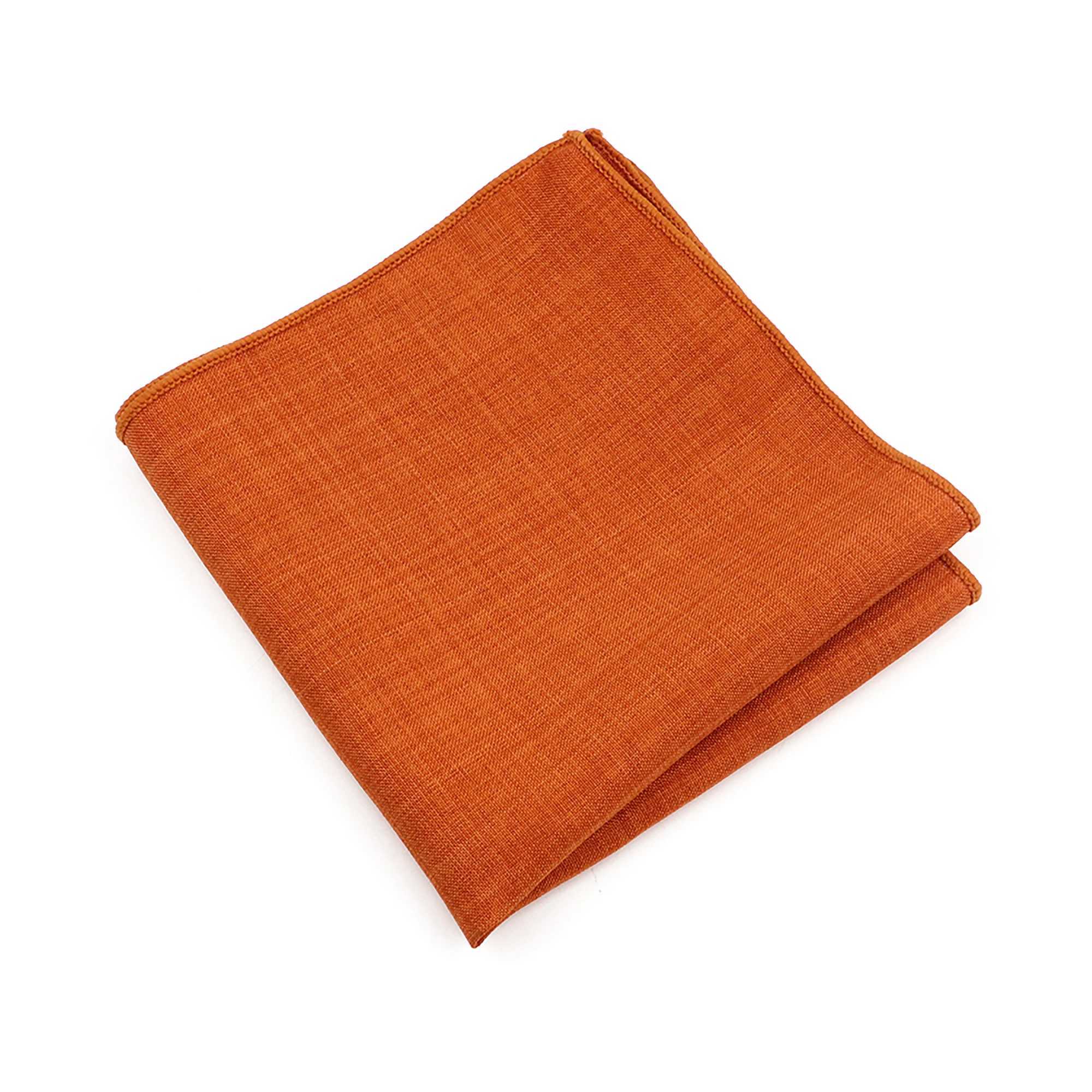 Solid color cotton Hanji soft touch handle suitable for mens candy solid color pocket square mens set chest towel accessory W241213