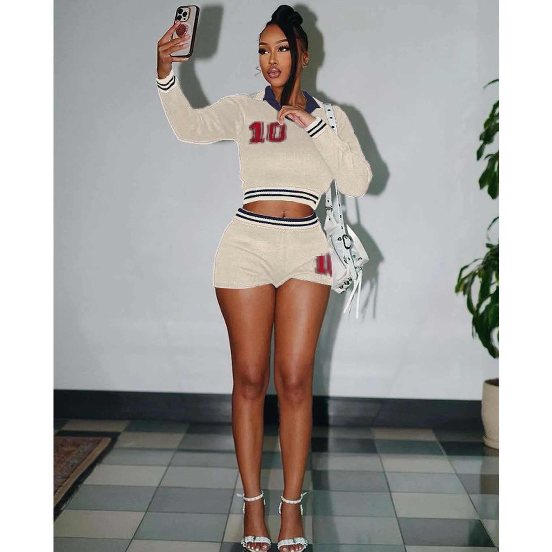 Women's Two Piece Pants Knitted Sweaters Sexy 2 Piece Pant Set Outfits Women Joggers 2024 Winter Fall Clothes Letter Elegant Crochet Knit Two Pie
