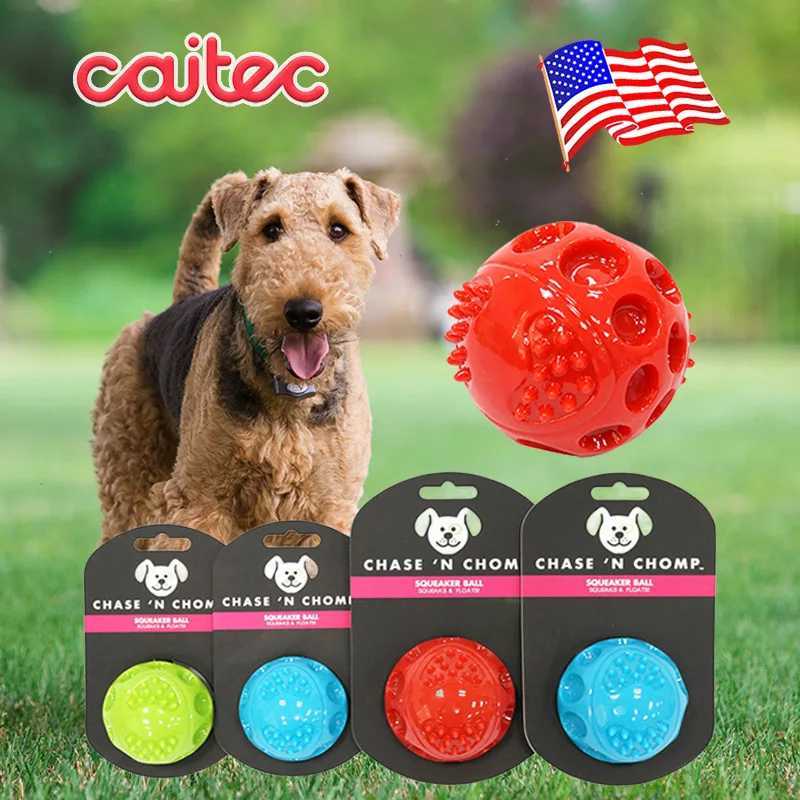 CAITEC Dog Toy Squeezing Bouncing Ball Durable Floating Spring Pet Toy Squeezing Ball Resistant to Small and Medium Dog Bites X241213