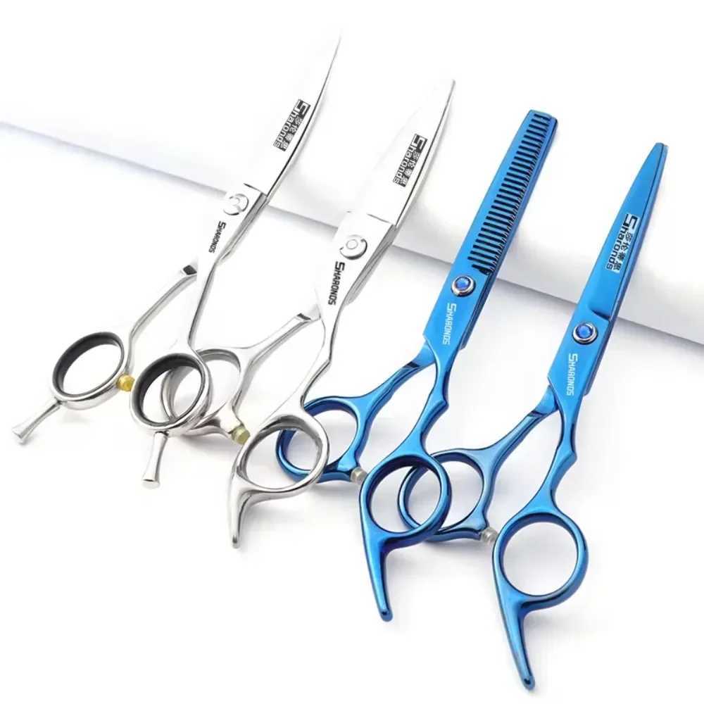 New Arrival SHARONDS Hairdressing Professional Scissors 6 Inch Specialized Hair Shears Barber Specialized Clippers Hair Cutting Tools Z241213
