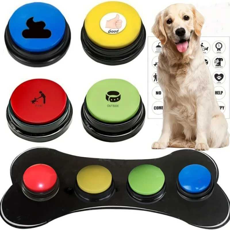 Pet communication button speaker dog talk button meal bell toy pet training buzzer artwork X241213
