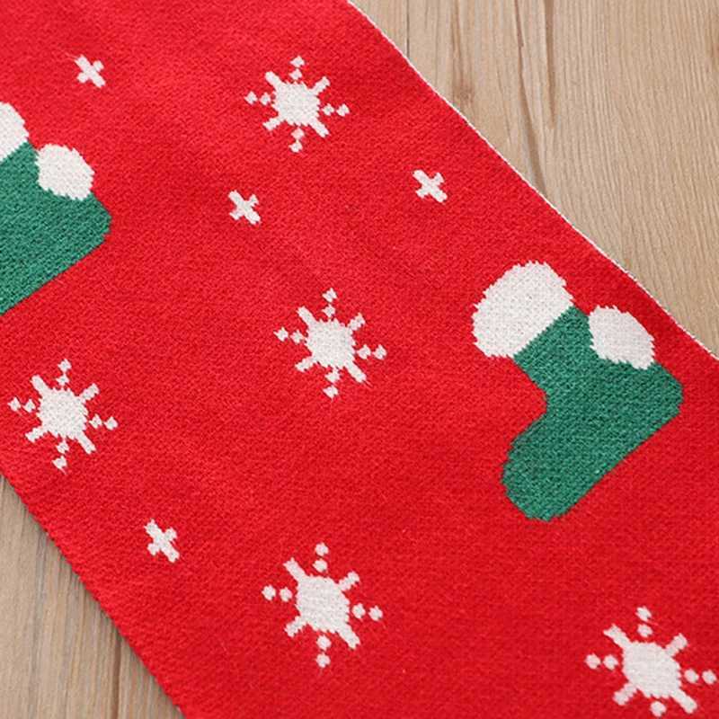 Scarves Wraps Childrens Scarf Winter New Baby Christmas Gift Woolen Knitted Warmth Thickened Scarf for Boys and Girls Classic Versatile Scarf H241213