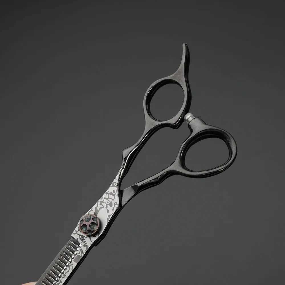 New Arrival New 6.0 Professional Hairdressing Scissors for Barber Cutting Scissors Thinning Shears Hair Scissors Traceless Teeth Scissors Z241213