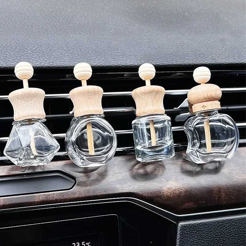 1 Pack Air ener Car Perfume Clip Essential Oil Diffuser Vent Empty Glass Bottle Decoration Aroma Glass BottleXJ241213