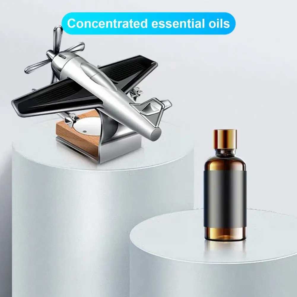 Novelty Car Fragrance Wide Range Interior Ornament Aroma Diffuser Solar Airplane Model Car PerfumeXJ241213