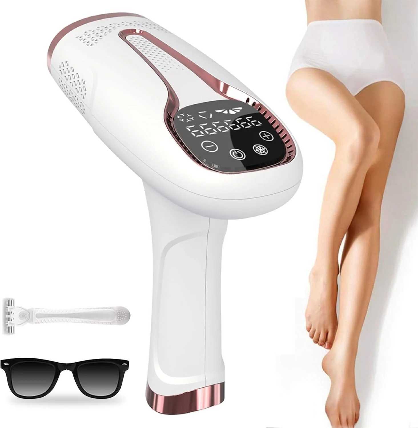 Hot Sale 999999 Flashes IPL Hair Removal Laser Epilator Women Photo Facial Hair Remover Body Epilator Laser Machine 04XJ241213