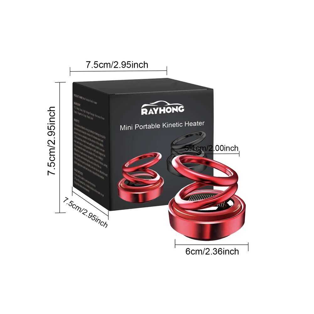Solar Energy Car Perfume Diffuser 360 Rotation Car Perfume Fragrance Air Aroma Car Aroma Auto Interior AccessoriesXJ241213