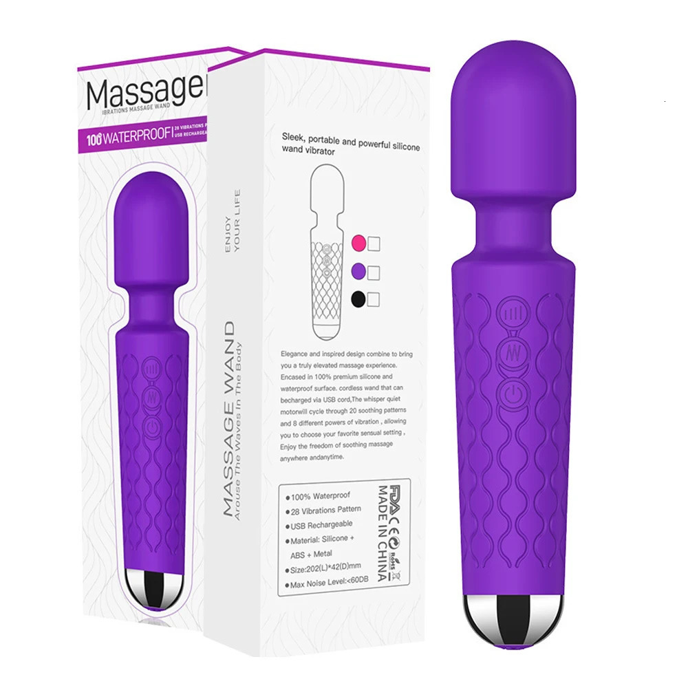 Powerful Magic Wand Vibrators for Women Clitoris Stimulator AV Stick G Spot Massager Female Masturbator Sex Toys Woman Shop 241213