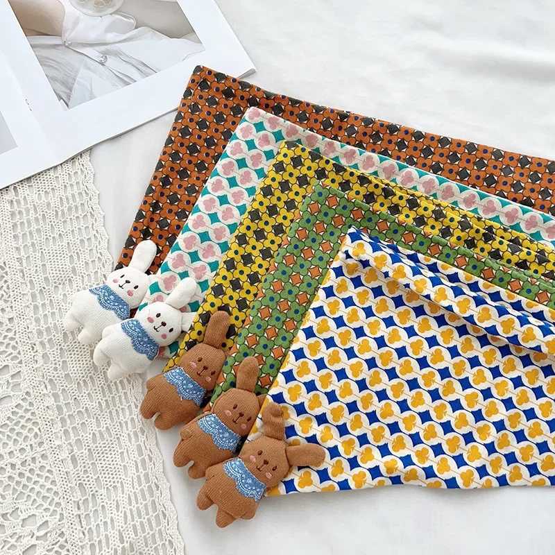 Scarves Wraps Newborn Baby Triangle Scarf Autumn Winter Toddler Shawl For Girls Boys Children Neckerchief Cute Cartoon Rabbit Kids Scarves H241213