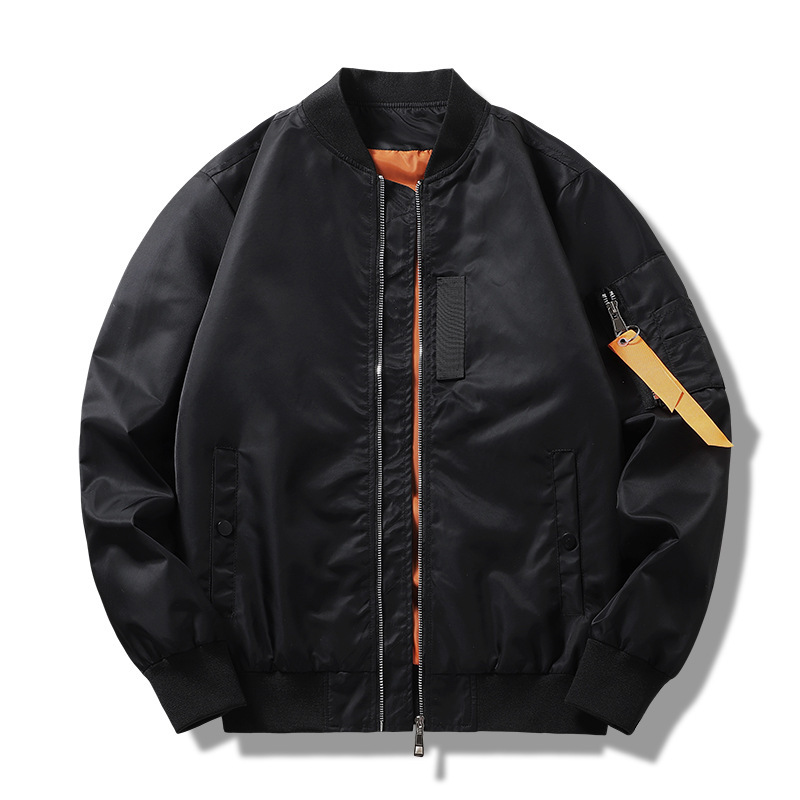M12124 Jacket men's mid-length thickened sports coat cold-proof workwear jacket top clothes