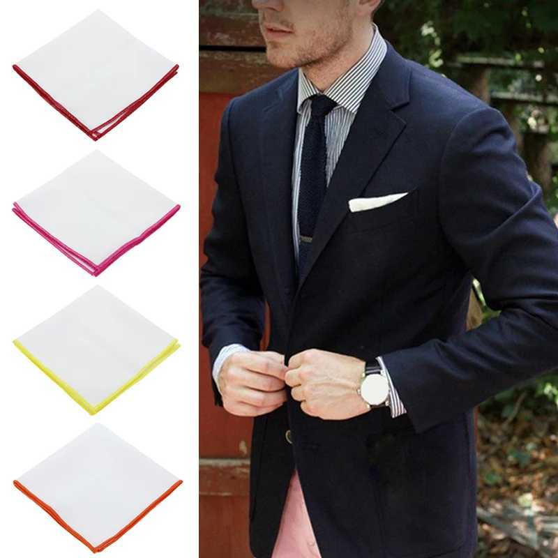 Luxury mens pocket square handle business party chest towel fashion square Hanji set accessories W241213