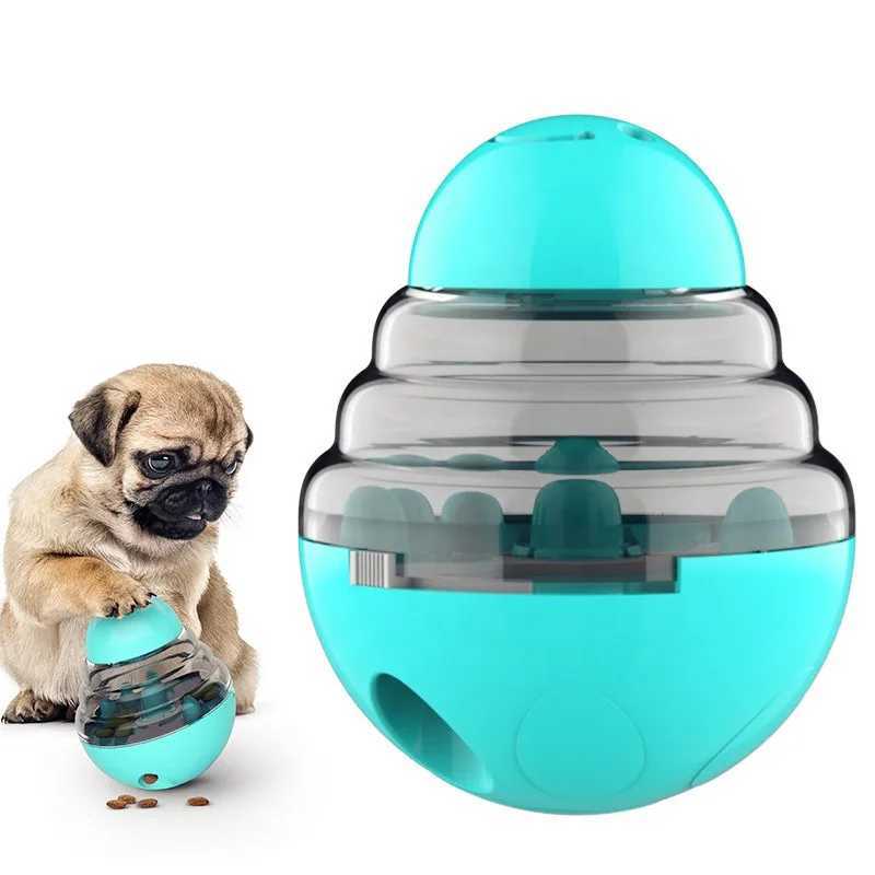 Customized hot selling pet toy drum slow food feeder dog interactive puzzle therapy interactive leak food ball toy X241213