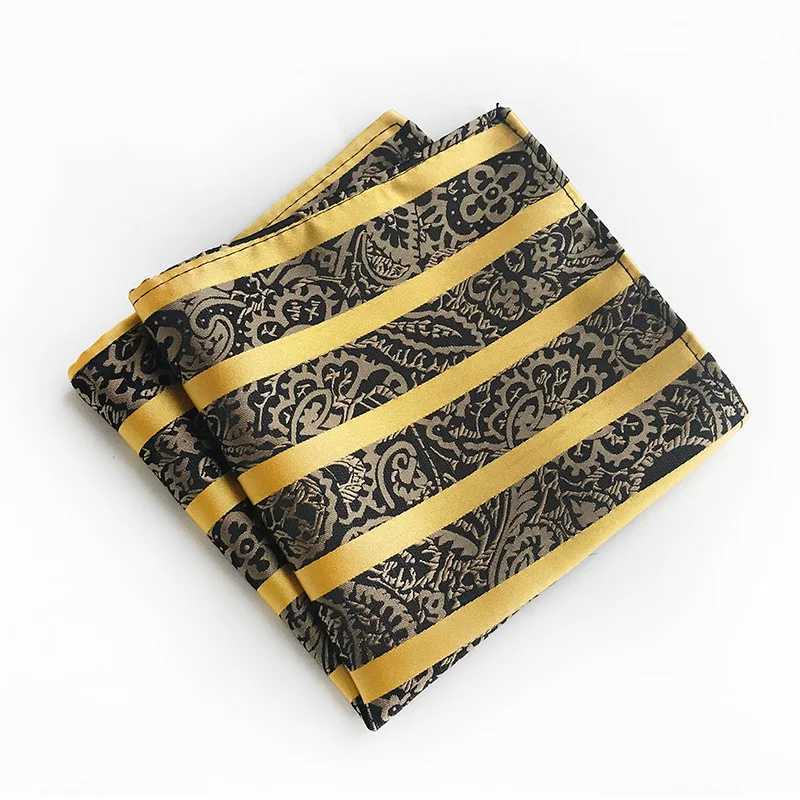 New Mens Pocket Square UK Design Color Dot Retro Paisley Printing Handle Classic Gift Chest Towel Set Accessories W241213