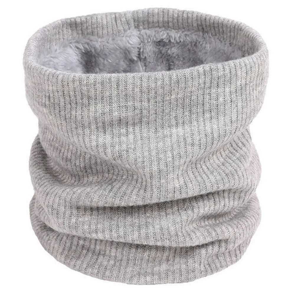 Scarves Wraps Unisex Winter Knitted Scarves for Boys Girls Women Men Warm Kids Thick Elastic Mufflers Children Neck Warmer Cotton Baby Scarf H241213