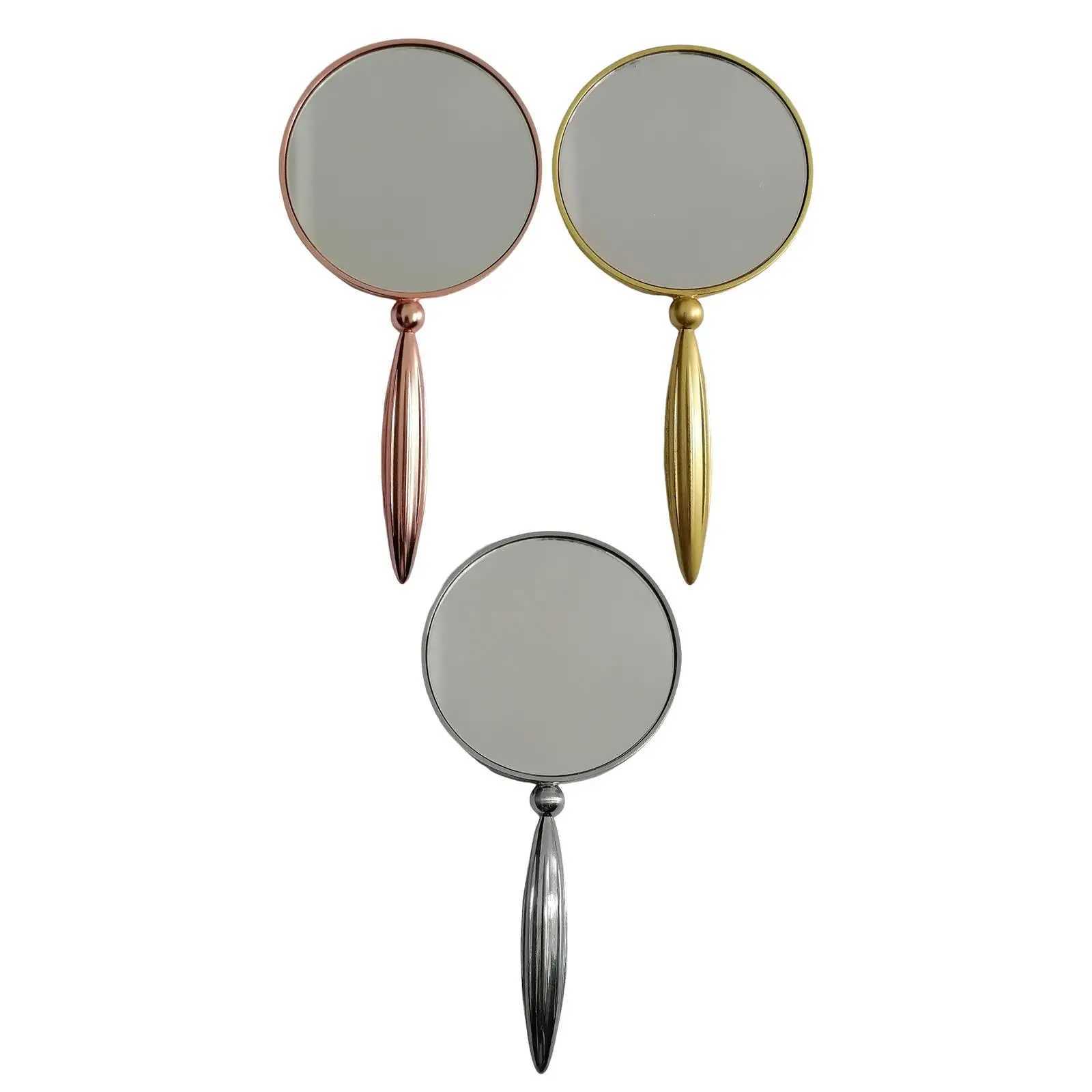 Handheld Mirror Creative Hairstyling Vanity Mirror Hand Held Decorative CosmeticXJ241213
