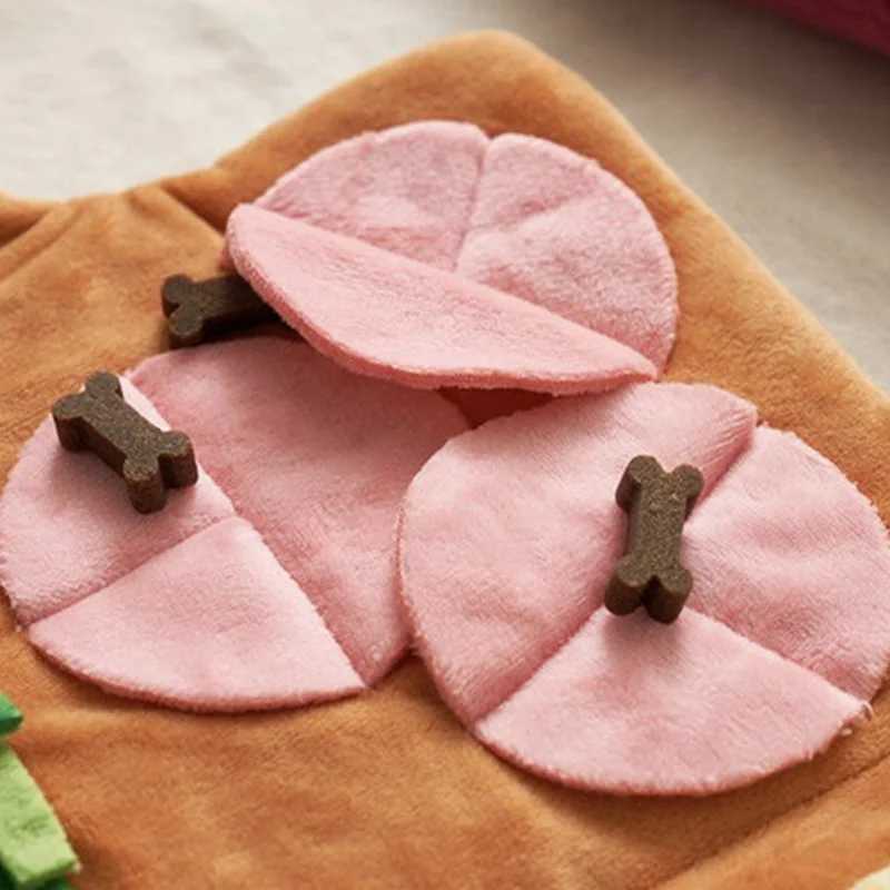 Pet Dog Snuffle Mat Puzzle Plush Dog Toys for Small Medium Dogs Dog Slow Food Toys Feeding Bowl Food Dispenser Treats Pad X241213