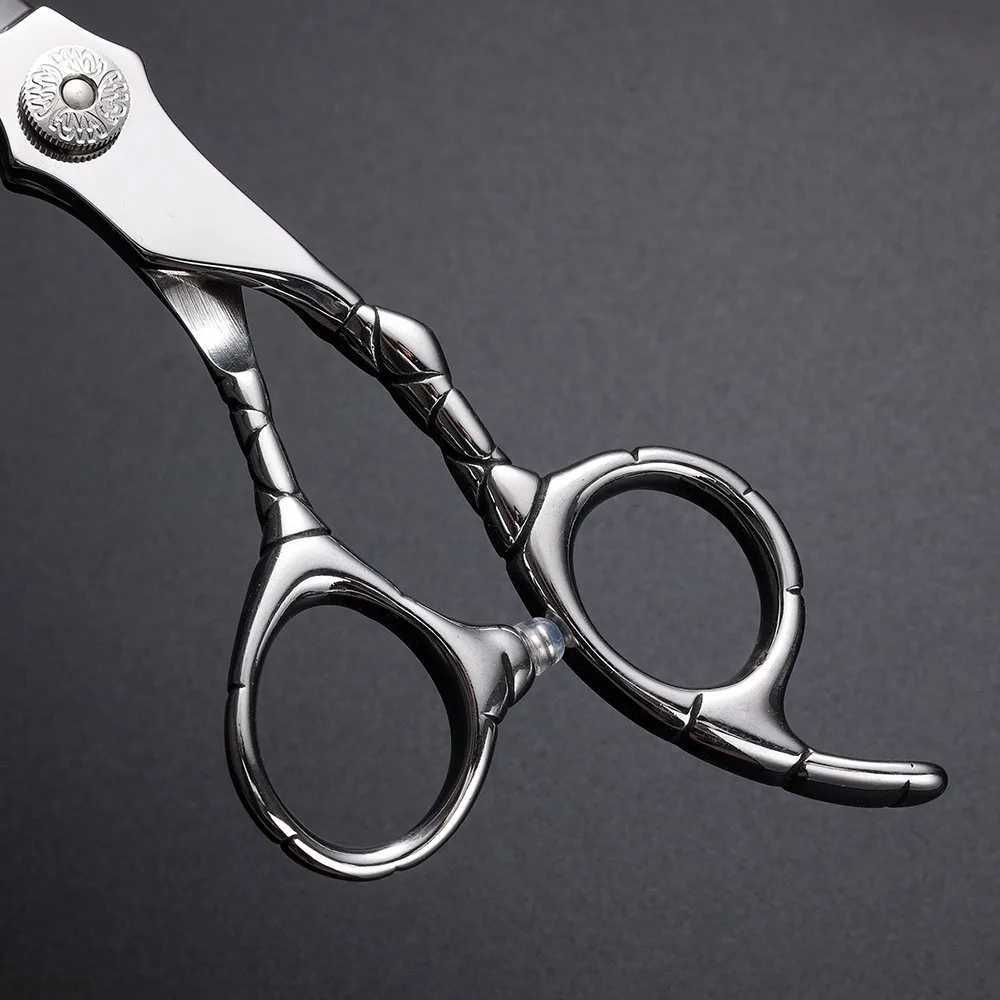 New 6.0 inch Hair Scissors Professional Patterned Handle Hairdresser Barber Tools Salon Hair Cutting Thinning Shears M241213